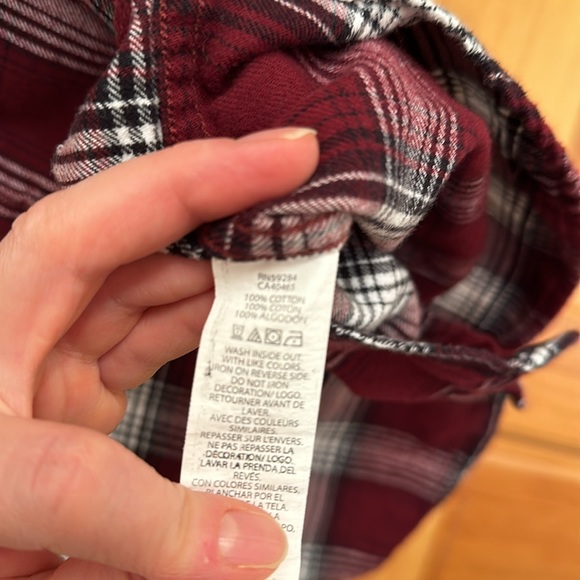 Children’s Place - plaid button down shirt - boy’s size 10/12 - Picture 3 of 3